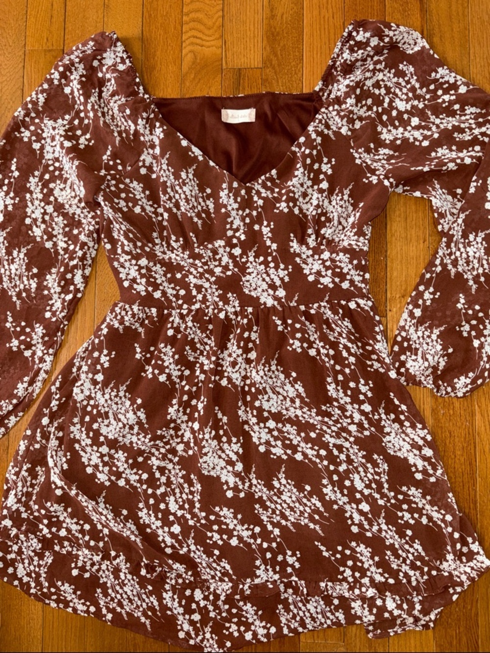Altar'd State Off Shoulder Floral Dress Size Large Brella - Picture 3 of 7